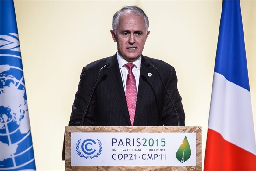 Malcolm Turnbull in Paris
