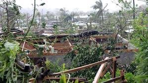 Vanuatu damage ... poorer nations are more worried about climate change.