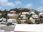 White roofs reflect the heat in Bermuda.